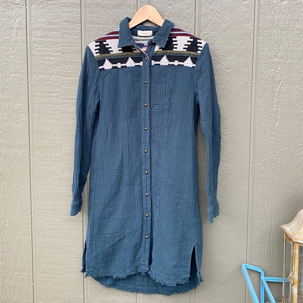 Altar’d State Button Down Dress Southwestern M